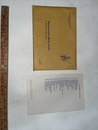 1975 Bicentennial Math Cards Complete - 第 1/6 張圖片