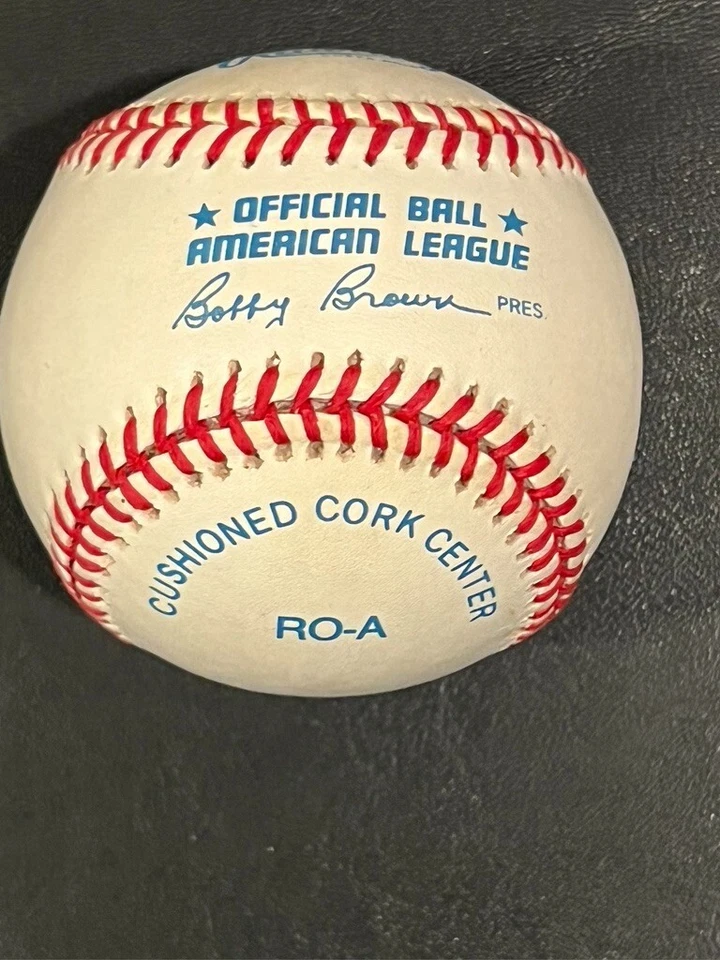 Bob Lemon Hand Signed Baseball New York Yankees - Image 3 of 3