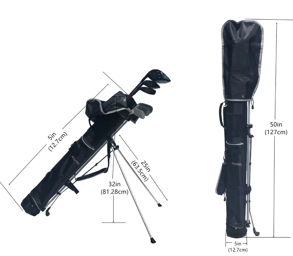 C4 A99 Golf Range Sunday Lápiz Bolsa de Transporte Club Cubierta Superior Extraíble con Soporte Foto 3 de 4