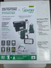 Zoeller Basement Sentry Sump Pump & Backup Sump Pump Combo WiFi - STBC201