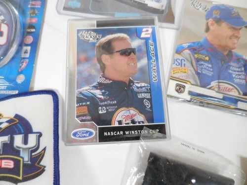 ALL RUSTY WALLACE #2 Lot of Pins, Keychains, Patches, Money Clip, Cards NASCAR - Picture 3 of 8