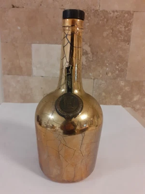 Bouteille porcelaine Cognac Courvoisier, 70 cl, vide - Photo 1/4