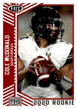 2020 SAGE HIT Premier Draft Red #83 Cole Mcdonald NM Near Mint