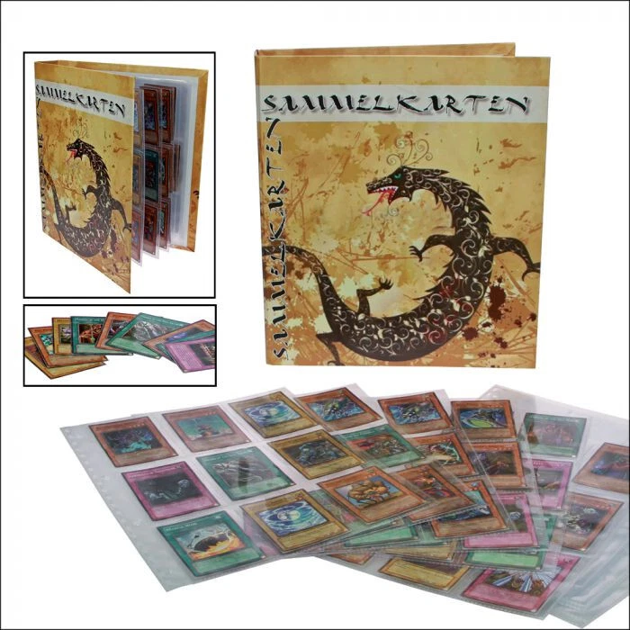 ALBUM RACCOGLITORE PER CARTE YU GI OH INCLUSO 20 FOGLI - Immagine 2 di 4