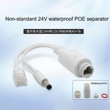 24V to 12V POE Splitter Adapter Cable Power Supply Module for IP Camera