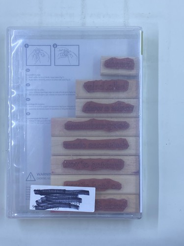 Stamping Up Rubber Wood Stamp Sets YOU PICK List #3 Complete Crafts Scrapbooking - Picture 794 of 896
