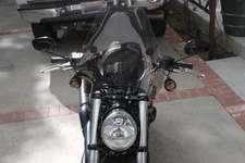 Harley Davidson Night-Rod V-Rod -Smoke Tinted 15" Spitfire Windshield & Hardware