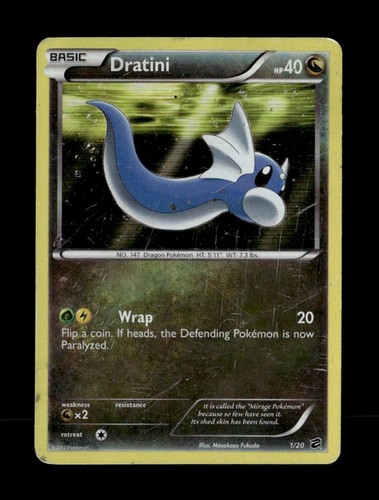 Dratini (1) 1/20 Dragon Vault Holo Rare Pokemon TCG LP
