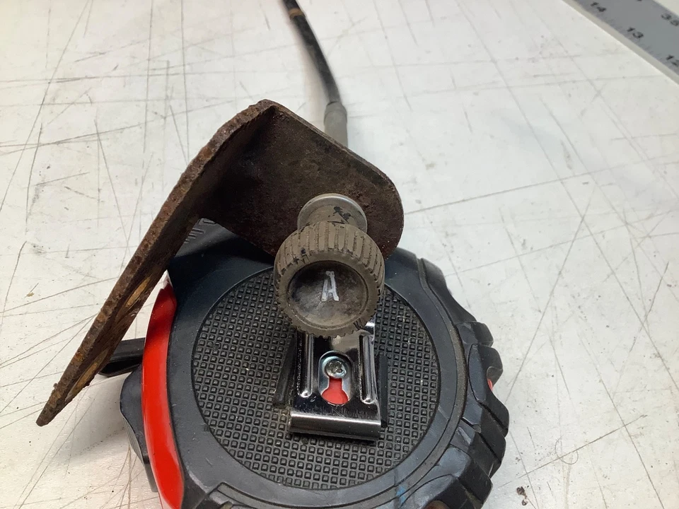 Ford Falcon Sprint Squire Futura 1964 1965 cable de control de aire fresco izquierdo Foto 3 de 4