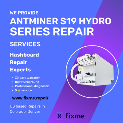 Bitmain S19 HYDRO Series Hashboard Repair