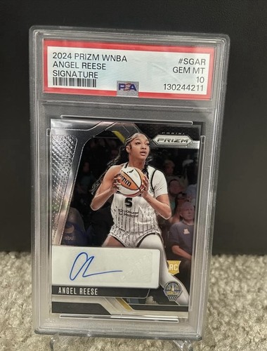2024 Panini Prizm WNBA Signature Angel Reese RC Auto PSA 10