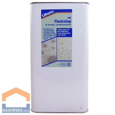 Lithofin MN Fleckstop Steinimprägnierung Ölabweisend Fettabweisend 5 Liter