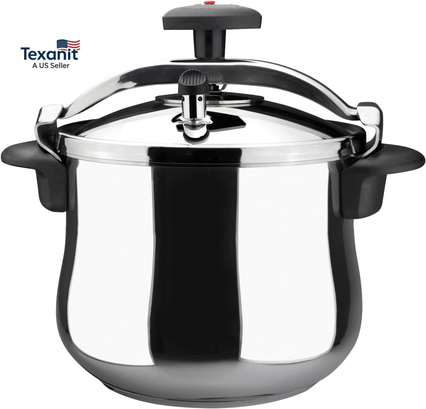 8.4 Qt &ndash; 18/10 Stainless Steel, Rounded Bottom, 3 Saf