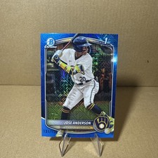 2025 Bowman Chrome Prospects Jose Anderson Blue Mojo Refractor /150 #BCP-193