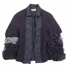 Good Condition COMME DES GARCONS Enforcement Period Ruffle Reversible Jacket siz
