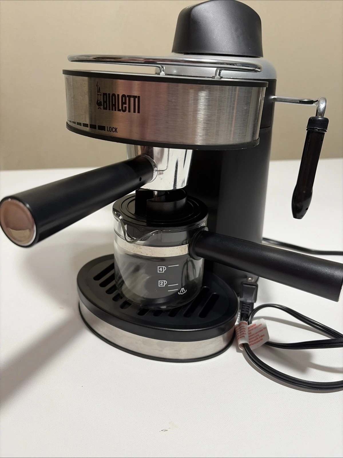 Electric Espresso, Cappuccino, Coffee, Latte w/ Steamer. Rare & Working