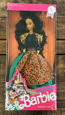 Vintage Mattel 1991 Spanish Barbie #4963 Damaged Box!!!!! NRFB