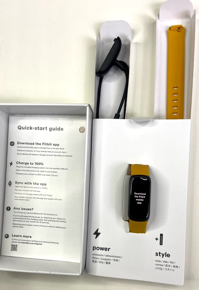 Fitbit Inspire 3 | Monitor de ritmo cardíaco | Rastreador de salud y estado físico - Brillo matutino Foto 4 de 4