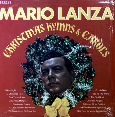 Mario Lanza - Christmas Hymns & Carols LP 1969 (VG/VG) .