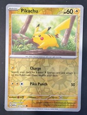 Pokemon Pikachu SV: Scarlatto e Viola 151 (MEW) comune ologramma inverso 025/165