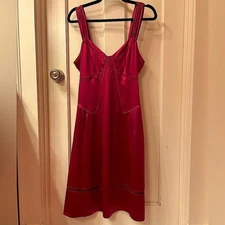 Vintage Marc Jacobs Magenta Slip Dress - 2004 spring/summer sweetheart neckline