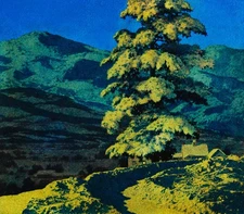Maxfield Parrish: Study for Moonlight 22x30 Archival Quality Fine Art Print