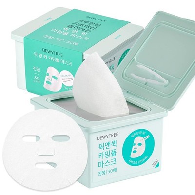 Dewytree PICK AND QUICK Calming Full Mask 30 szt - Kojące maski w płachcie