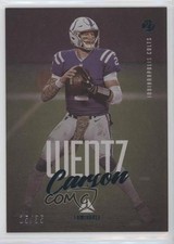 2021 Panini Luminance Teal 15/35 Carson Wentz #44 o7m