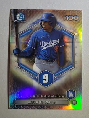 JOSUE DE PAULA  - 2026 Bowman Chrome - Top 100 - #BTP-9 - Los Angeles Dodgers