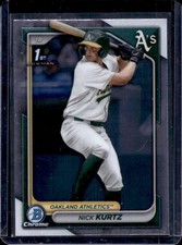 2024 Bowman Draft Nick Kurtz Chrome 1st Prospect #BDC-56 Athletics