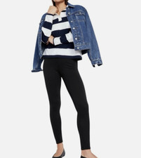 NEW Old Navy S Blackjack High Waisted Fleece Lined Fashion Layering Leggings