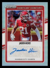 2025 Panini Prizm #SSI-JHS Jaden Hicks Significant Signatures