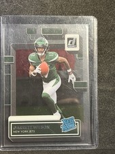 2022 Panini Clearly Donruss Garrett Wilson #56 Rated Rookie New York Jets