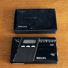 Vintage Philips D1848 Portable Compact Micro Radio Clock- Not Working