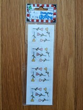 Brand New in Package Heart Flowers Provo Craft Designer Stickers Scrapbook