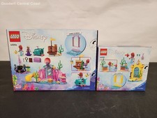 LEGO Set - Factory Sealed Disney Ariel 43235 Music Stage & 43254 Crystal Cavern