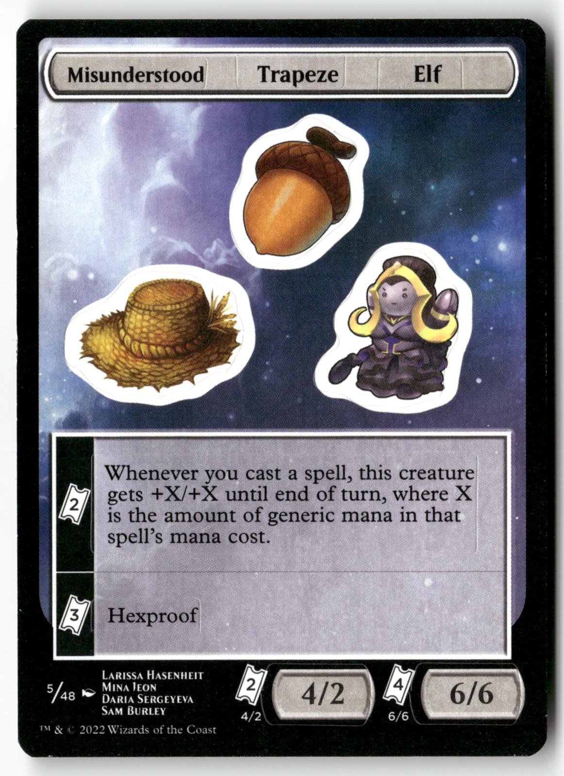 Misunderstood Trapeze Elf 5 Magic: The Gathering Unfinity 2022