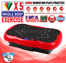 NEW Whole Body Exercise 200 Level Vibration Platform Plate Fitness Massager Slim