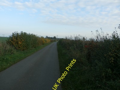 Foto 8x6 Scorcher Hills Lane Burghwallis Blick in Richtung Bur c2015