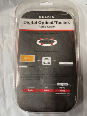 Belkin Digital Toslink Optical Audio Cable 3 ft.