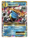 Mega Blastoise-EX holographic card from the 2016 Pokémon Trading Card Game XY—Ev