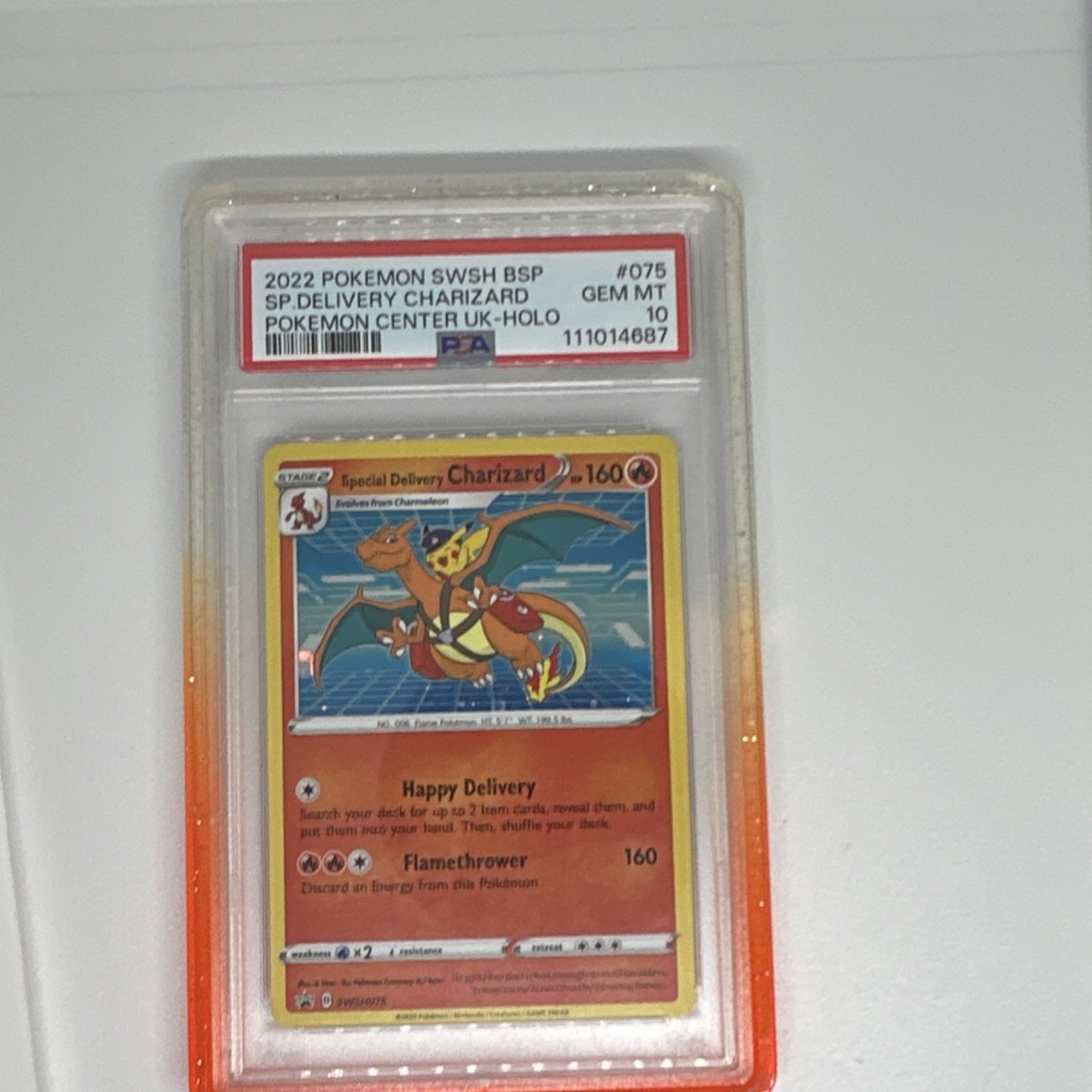 Pokémon Special Delivery Charizard SWSH Promo Holo #SWSH075 PSA 10