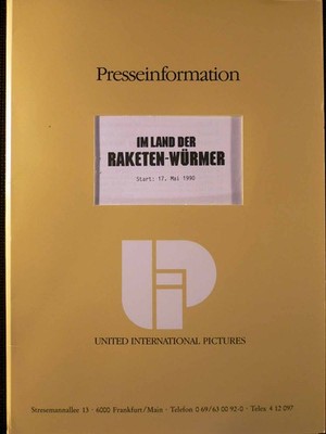 Im Land der Raketen-Würmer - Kevin Bacon - Presseheft + 4 Pressefotos