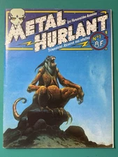 Heavy Metal Hurlant #1 (1974) High Grade, White Pages, Shiny Staples