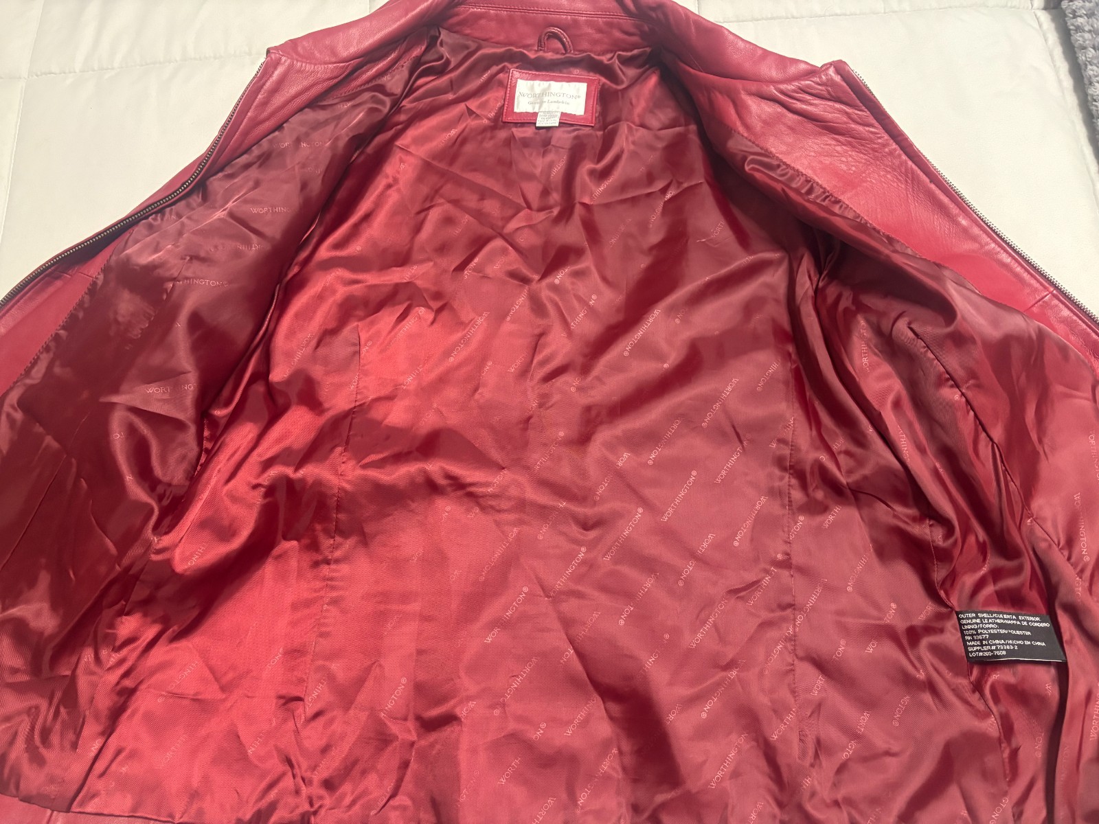 Red Leather Jacket - image 3