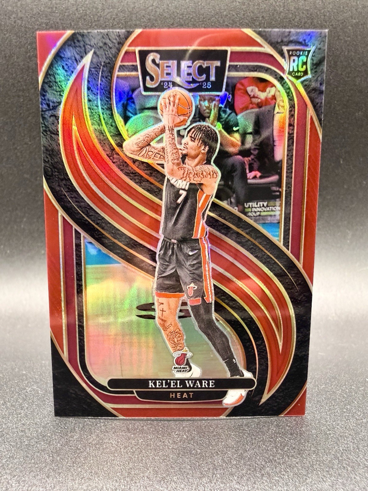 2024-25 Panini Select - Premier Level Kel'el Ware #191 Red Prizm /199 (RC)