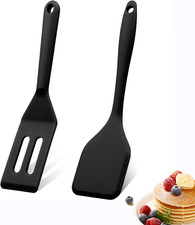 (2 Pack) Heat-Resistant Flexible Silicone Spatula for Baking Cooking Small ...