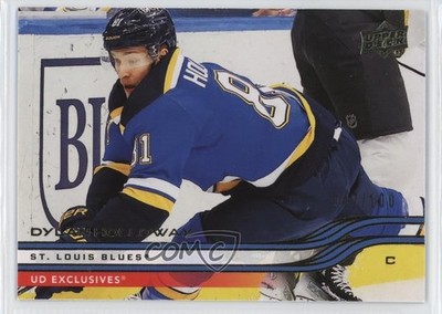2025-26 Upper Deck Series 1 Exclusives 47/100 Dylan Holloway #150 1sg4