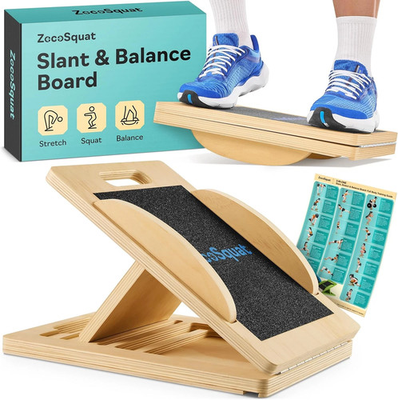 #ad Slant Boards for Exercise – Slant Board with 7 Incline Angles – Transforms into $31.59