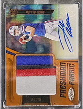 2018 Certified #204 Josh Allen Rookie Patch Auto 4 Color Patch 56/99